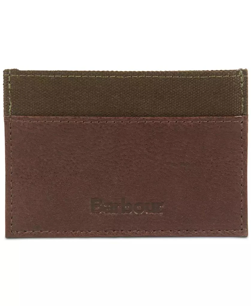 商品Barbour|Men's Padbury Leather Card Holder,价格¥374,第1张图片