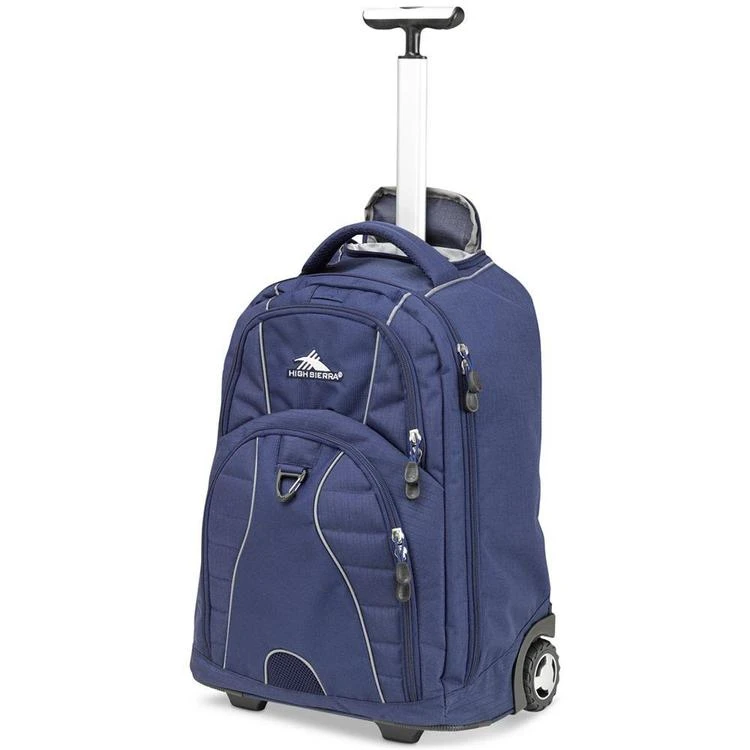 商品High Sierra|Freewheel Rolling Backpack in True Navy,价格¥1047,第1张图片