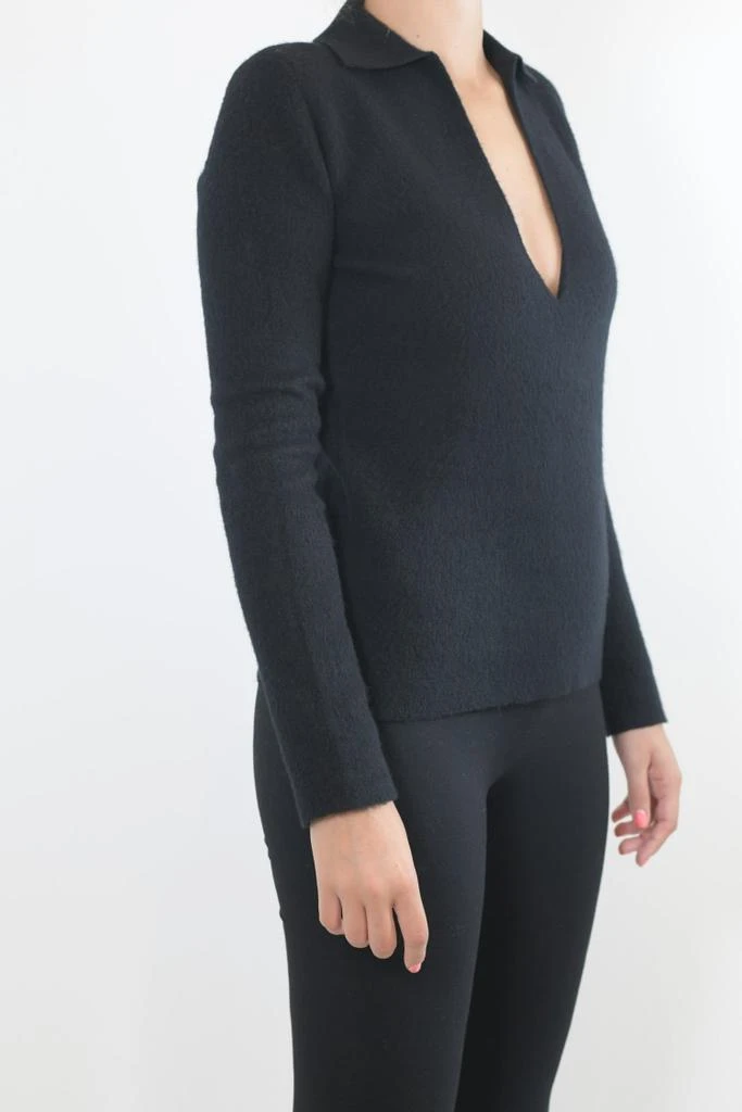 商品Jil Sander|Black Virgin Wool Sweater With Collar,价格¥5322,第2张图片详细描述
