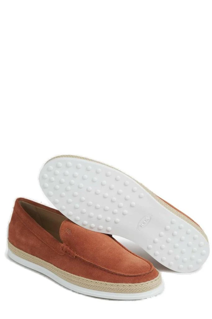 商品Tod's|Tod's Round Toe Slip On Loafers,价格¥2944,第4张图片详细描述
