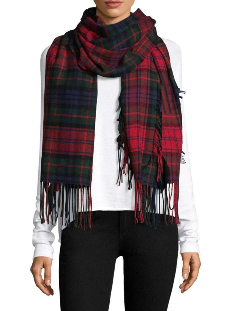 商品Burberry|Fil Coupé Oversized Tartan Scarf,价格¥3611,第1张图片