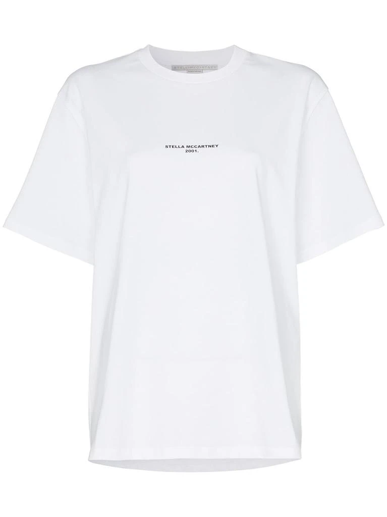 商品Stella McCartney|STELLA MCCARTNEY - Logo Cotton T-shirt,价格¥2466,第1张图片