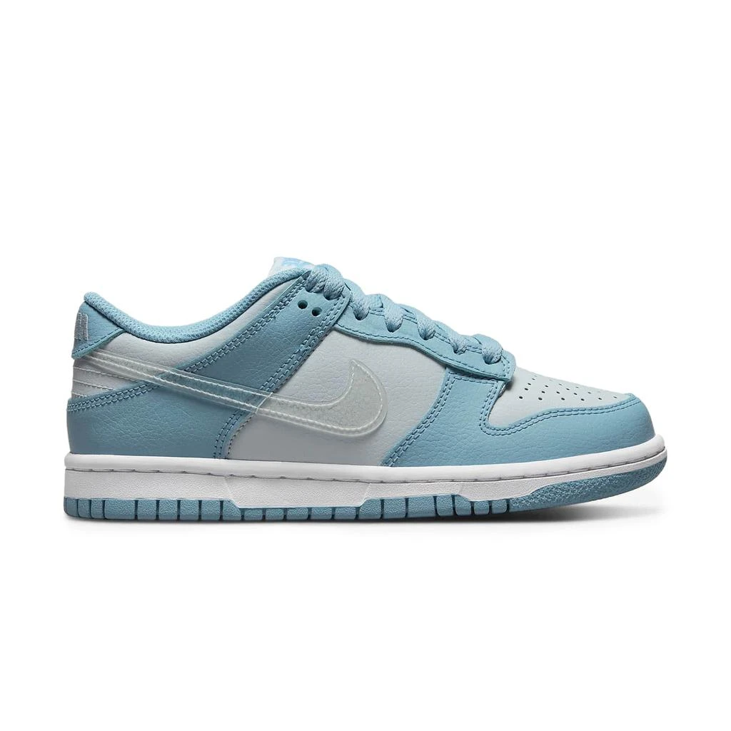 商品NIKE|Nike Dunk Low Aura Clear Blue Swoosh (GS),价格¥1269,第1张图片