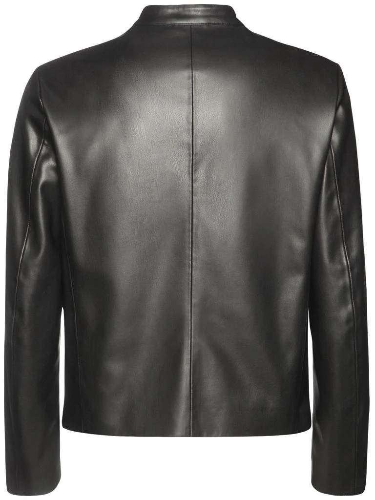 商品Armani Exchange|Faux Leather Biker Jacket,价格¥1194,第5张图片详细描述