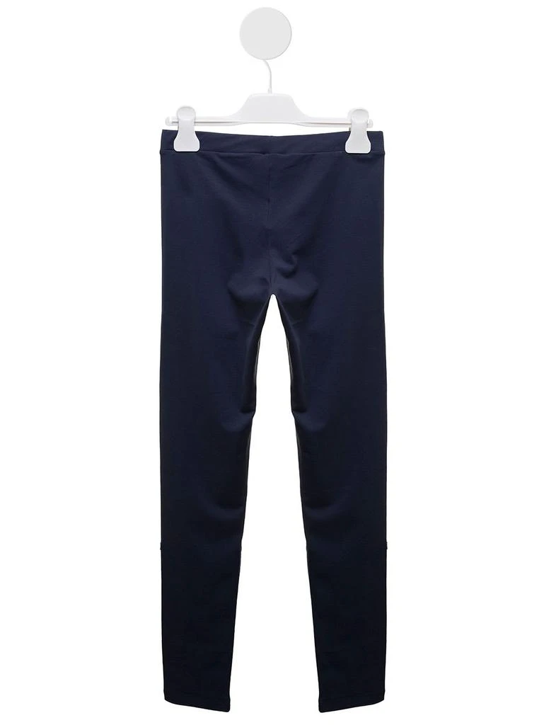 商品GCDS Mini|Gcds Kids Girl s Blue Cotton Leggings With Logo Print,价格¥640,第1张图片