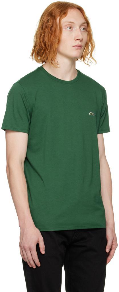 商品Lacoste|Green Pima Cotton T-Shirt,价格¥234,第4张图片详细描述