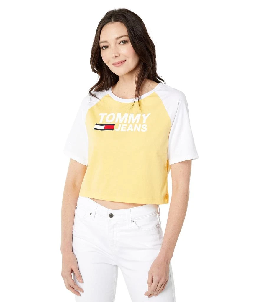 商品Tommy Jeans|Fuse Logo Baseball Tee,价格¥197,第1张图片