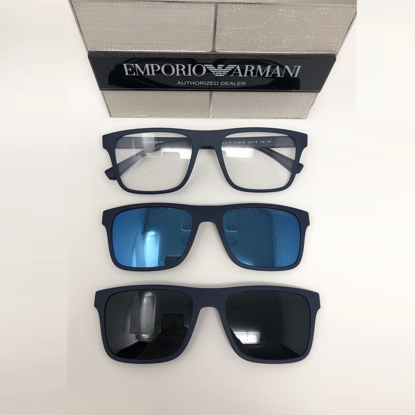阿玛尼框架+墨镜挂片套盒EA4115-57591W 商品