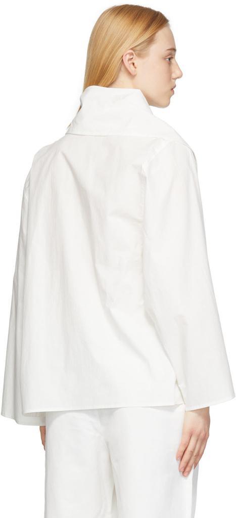 商品Totême|White Three-Way Scarf Blouse,价格¥2499,第5张图片详细描述