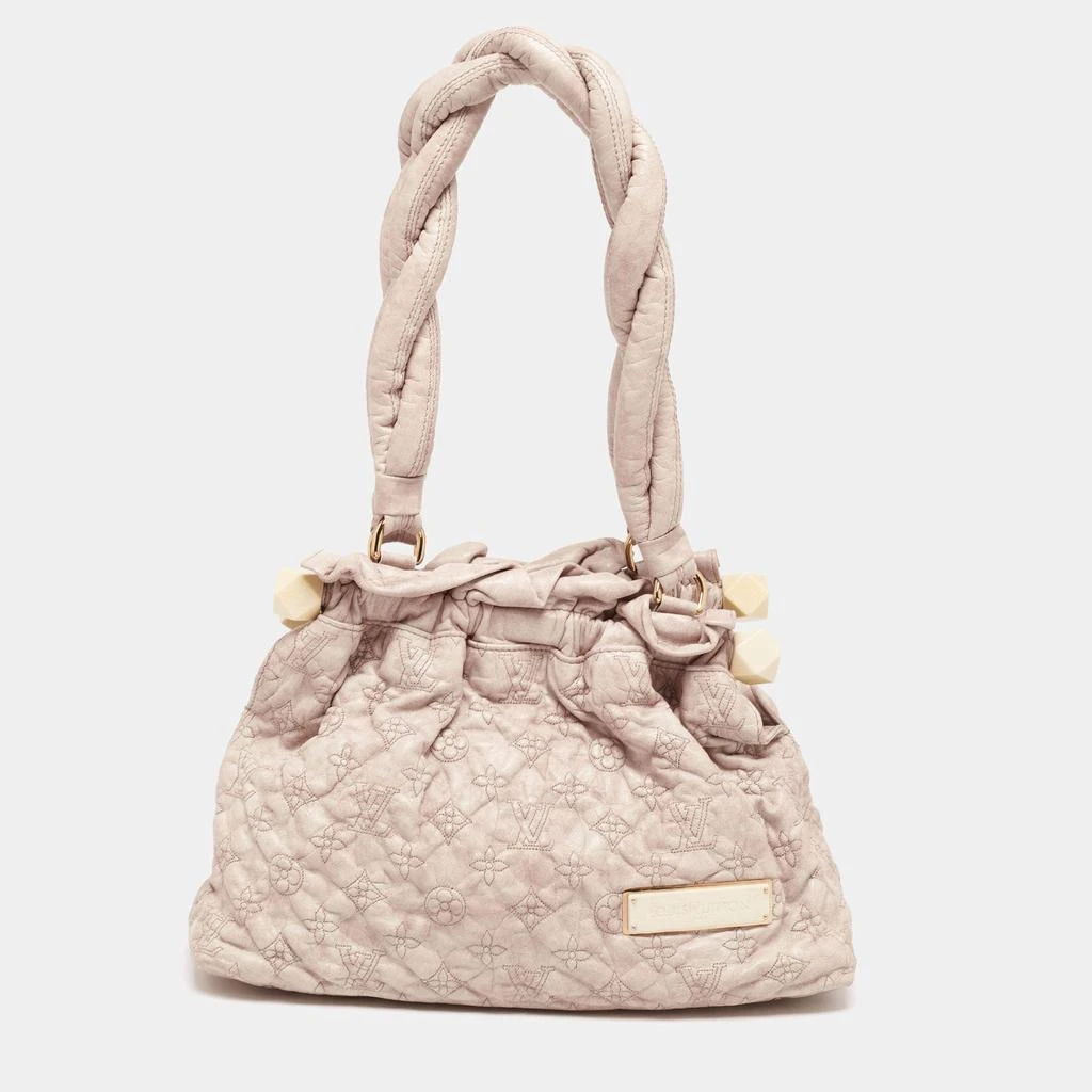 商品[二手商品] Louis Vuitton|Louis Vuitton Beige Monogram Leather Limited Edition Stratus Olympe PM Bag,价格¥6968,第1张图片