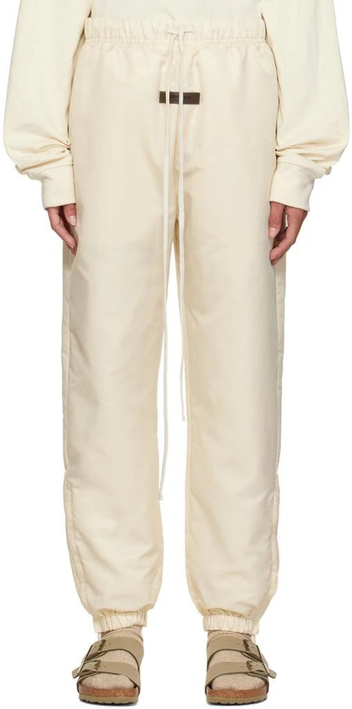 商品Essentials|Off-White Drawstring Track Pants,价格¥342,第1张图片