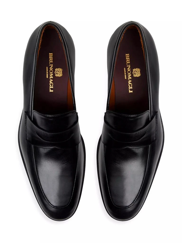 商品Bruno Magli|Maioco Leather Penny Loafers,价格¥2933,第4张图片详细描述