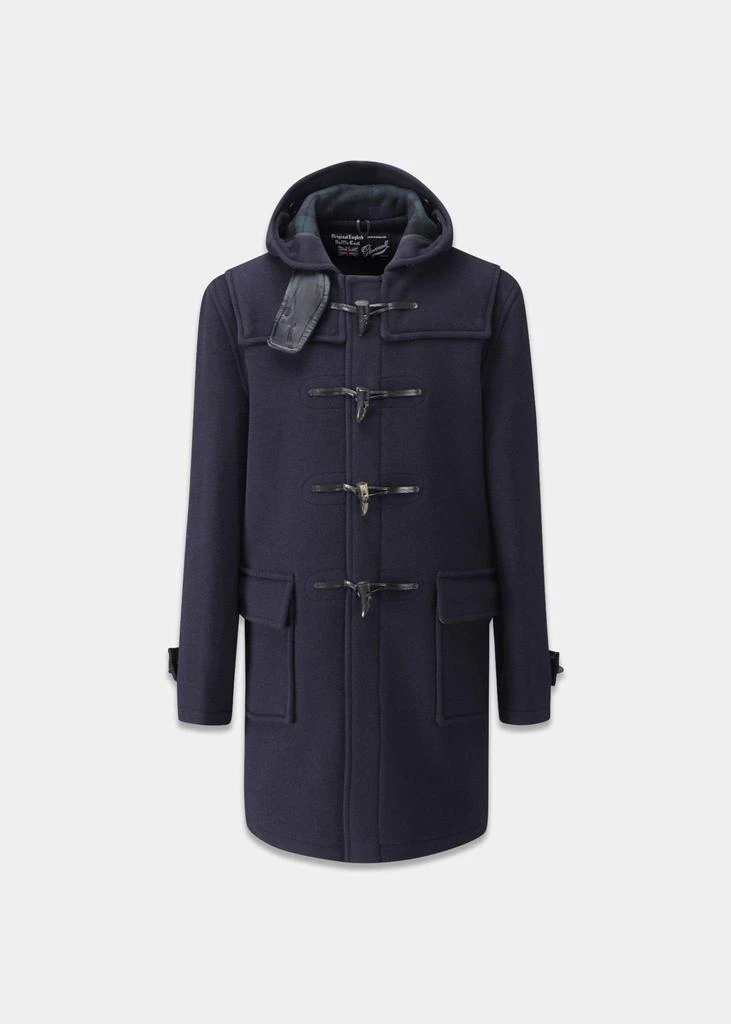 商品Gloverall|Gloverall Morris Duffle Coat - Navy Black Watch,价格¥2970,第1张图片