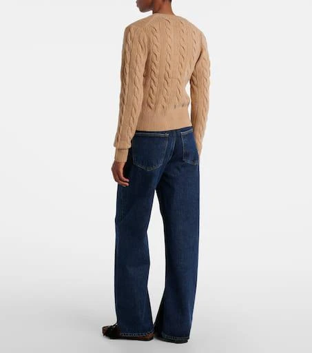 商品Ralph Lauren|羊毛与羊绒绞花针织开衫,价格¥2556,第3张图片详细描述