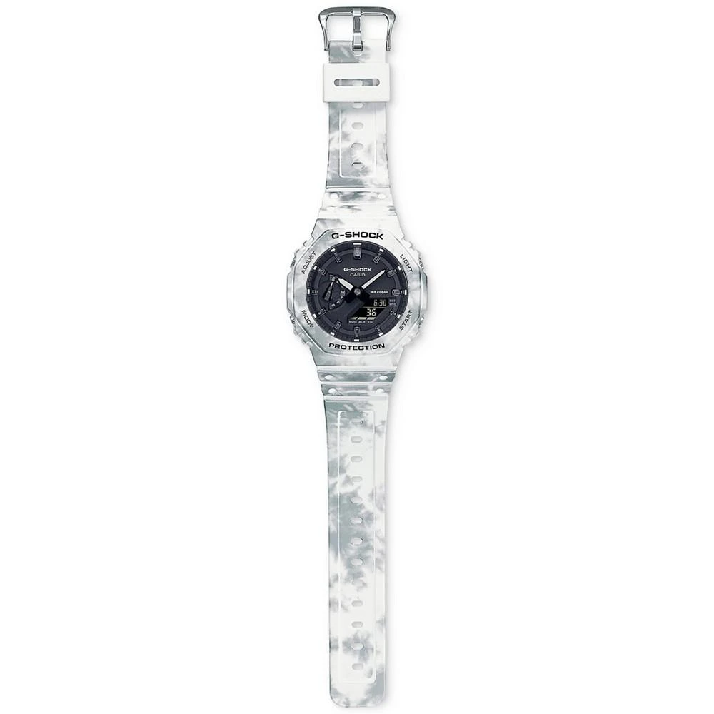 商品G-Shock|Men's Analog Digital White Snow Camouflage Resin Strap Watch Set 45mm,价格¥1123,第5张图片详细描述