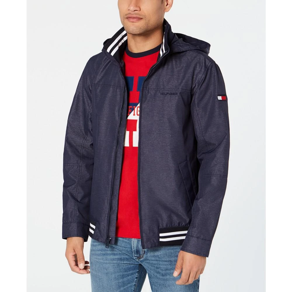 商品Tommy Hilfiger|Men's Regatta Windbreaker with Packable Hood, Created for Macy's,价格¥266,第1张图片