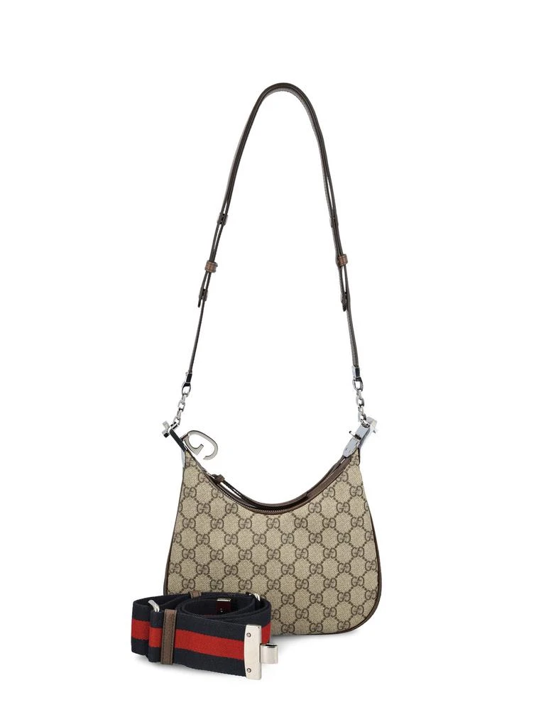 商品Gucci|Gucci Attache Monogram Print Small Shoulder Bag,价格¥16524,第4张图片详细描述