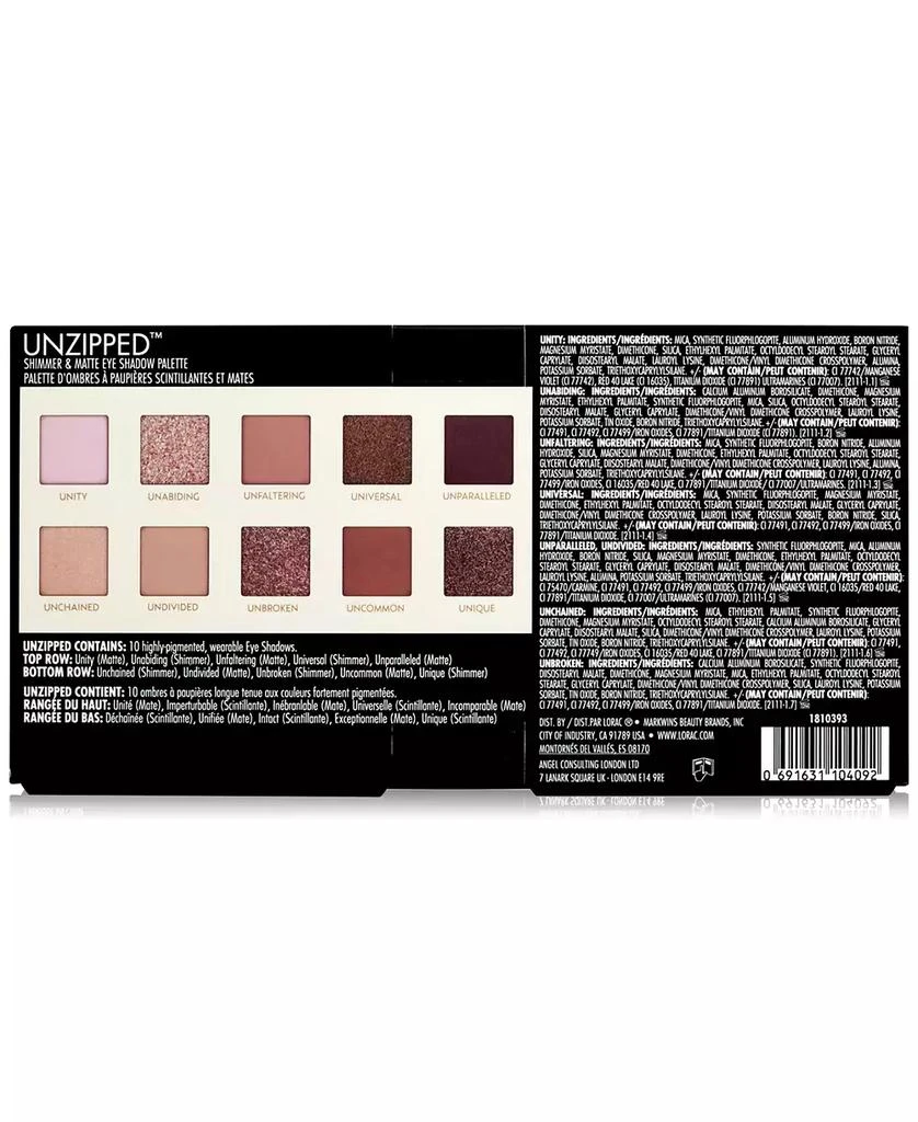 Unzipped Amor Shimmer & Matte Eye Shadow Palette 商品