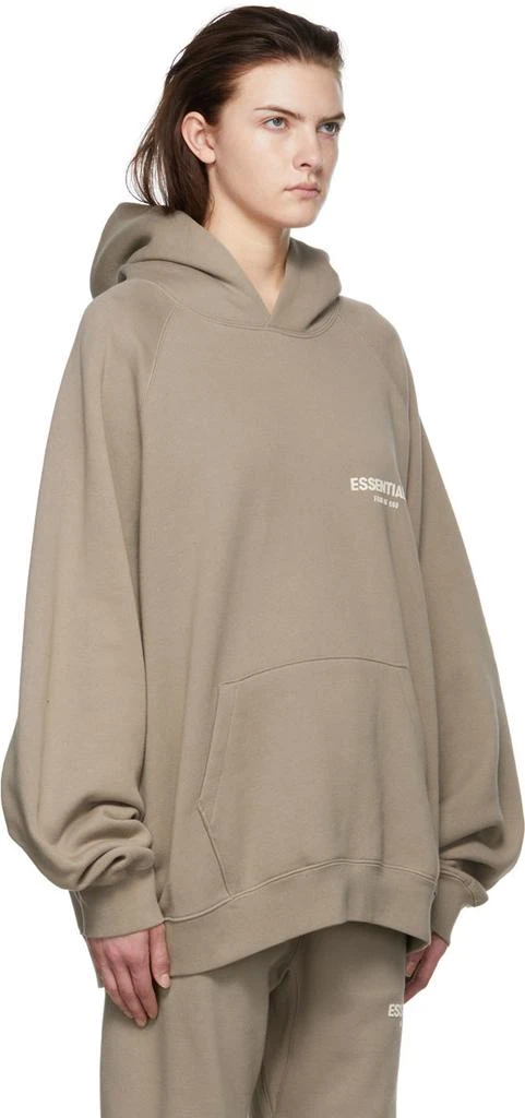 商品Essentials|Taupe Cotton Hoodie,价格¥465,第2张图片详细描述