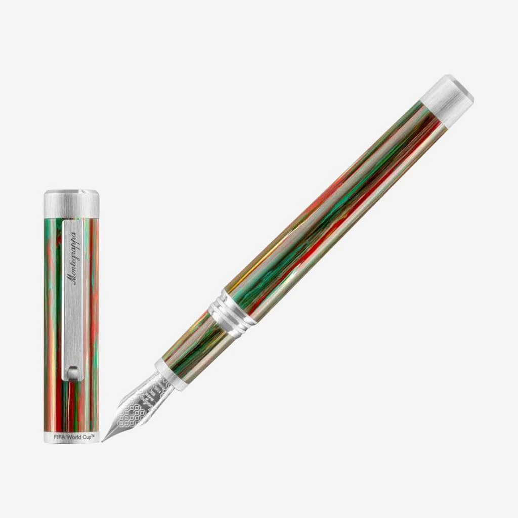 商品Montegrappa|Montegrappa FIFA Classics Mexico Red & Green Resin Fountain Pen (M) ISZEF24P_M,价格¥4846,第2张图片详细描述
