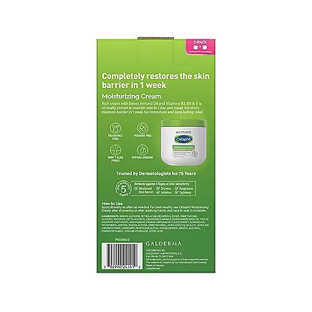 Cetaphil Moisturizing Cream for Very Dry, Sensitive Skin - Fragrance Free (16 oz., 2 pk.)商品第2张图片规格展示