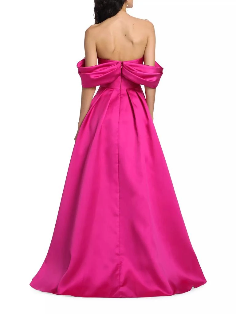 商品Vera Wang Bride|Viktor Off-The-Shoulder Mikado Gown,价格¥4452,第5张图片详细描述