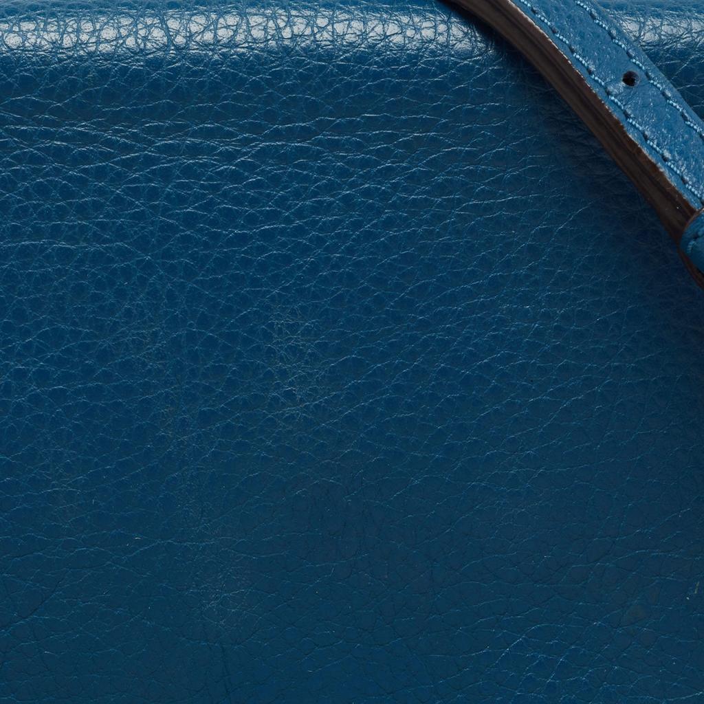 商品[二手商品] Michael Kors|MICHAEL Michael Kors Blue Leather Bedford Crossbody Bag,价格¥1598,第7张图片详细描述