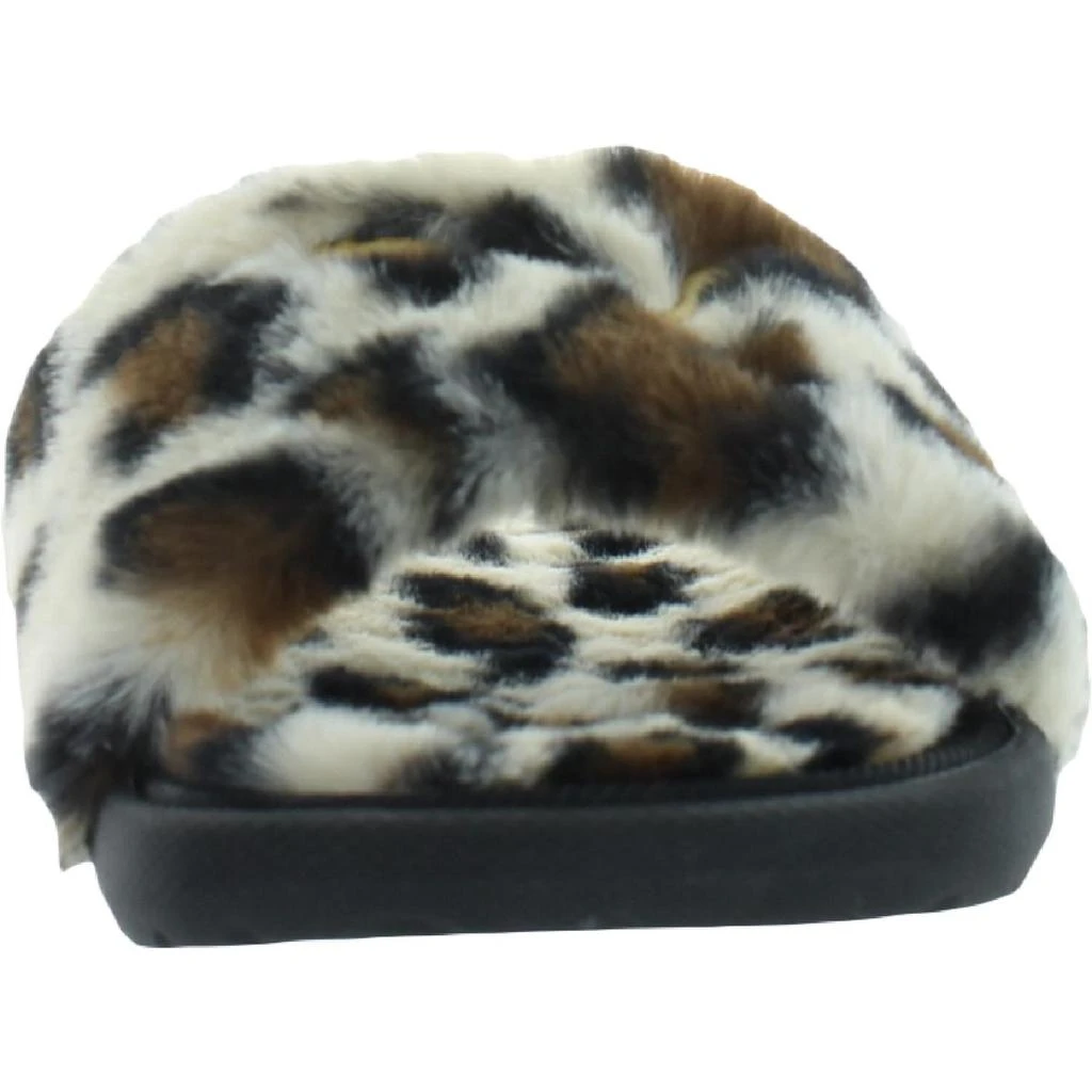 商品Puma|Cool Cat Fluffy Womens Faux Fur Leopard Print Flip-Flops,价格¥250,第1张图片详细描述