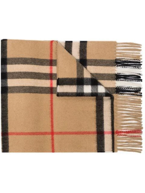 商品Burberry|BURBERRY Vintage Check cashmere scarf,价格¥4194,第1张图片