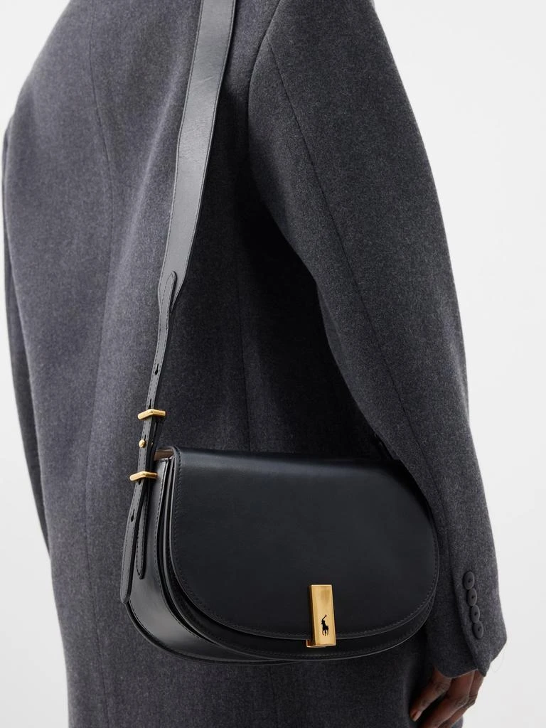 商品Ralph Lauren|Polo ID leather cross-body bag,价格¥6164,第2张图片详细描述