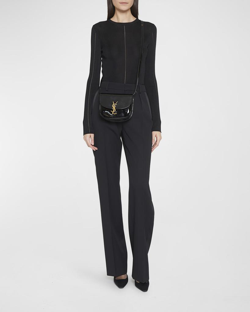 商品Yves Saint Laurent|Kaia Small YSL Patent Leather Crossbody Bag,价格¥12613,第4张图片详细描述