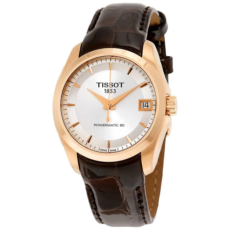 商品Tissot|Couturier Automatic Silver Dial Ladies Watch T0352073603100,价格¥2261,第1张图片