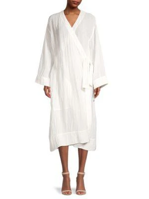 商品Jil Sander|Linen Midi Wrap Dress,价格¥1810,第1张图片