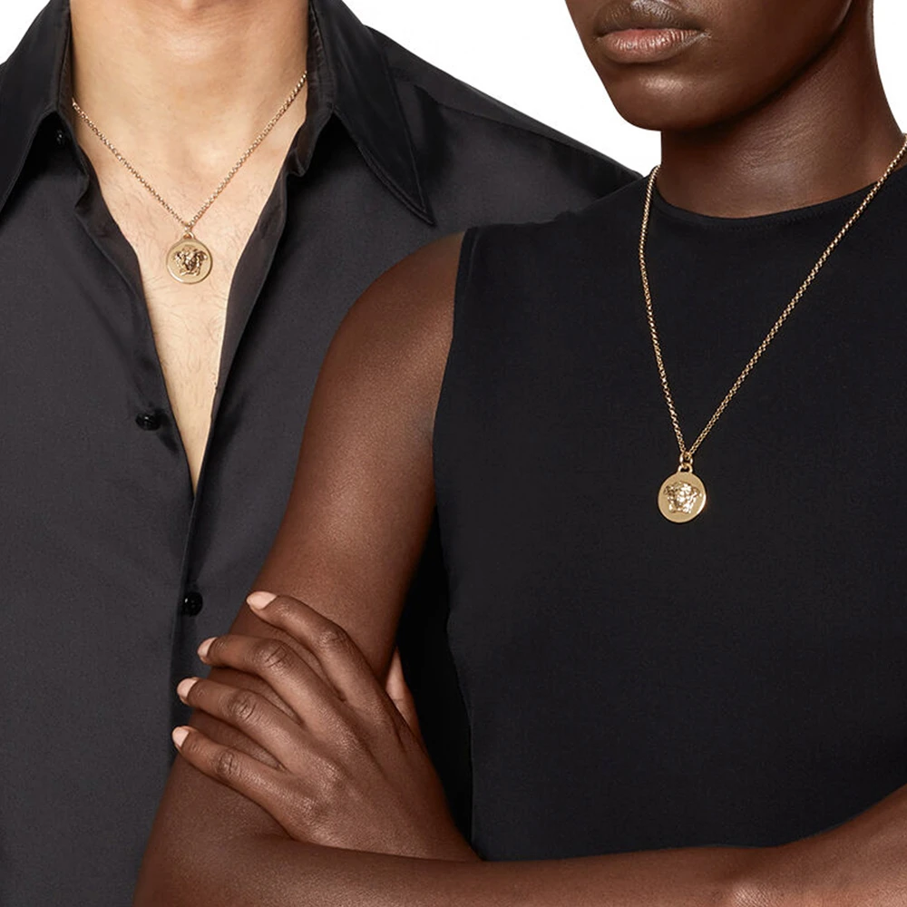 VERSACE 范思哲 女士金色金属项链 DG1F009-DJMT-D00O 商品