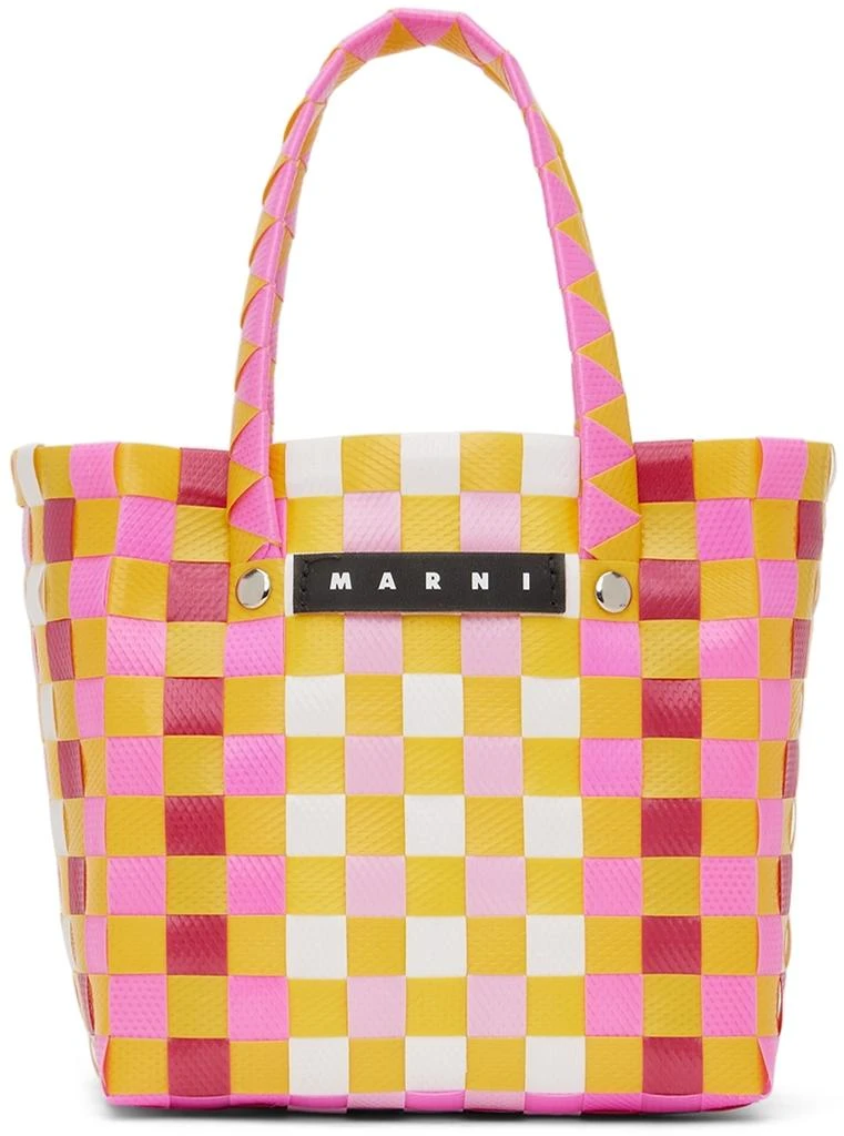 商品Marni|Kids Multicolor Micro Basket Tote,价格¥668,第2张图片详细描述