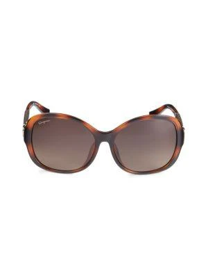 商品Salvatore Ferragamo|59M Round Sunglasses,价格¥523,第1张图片