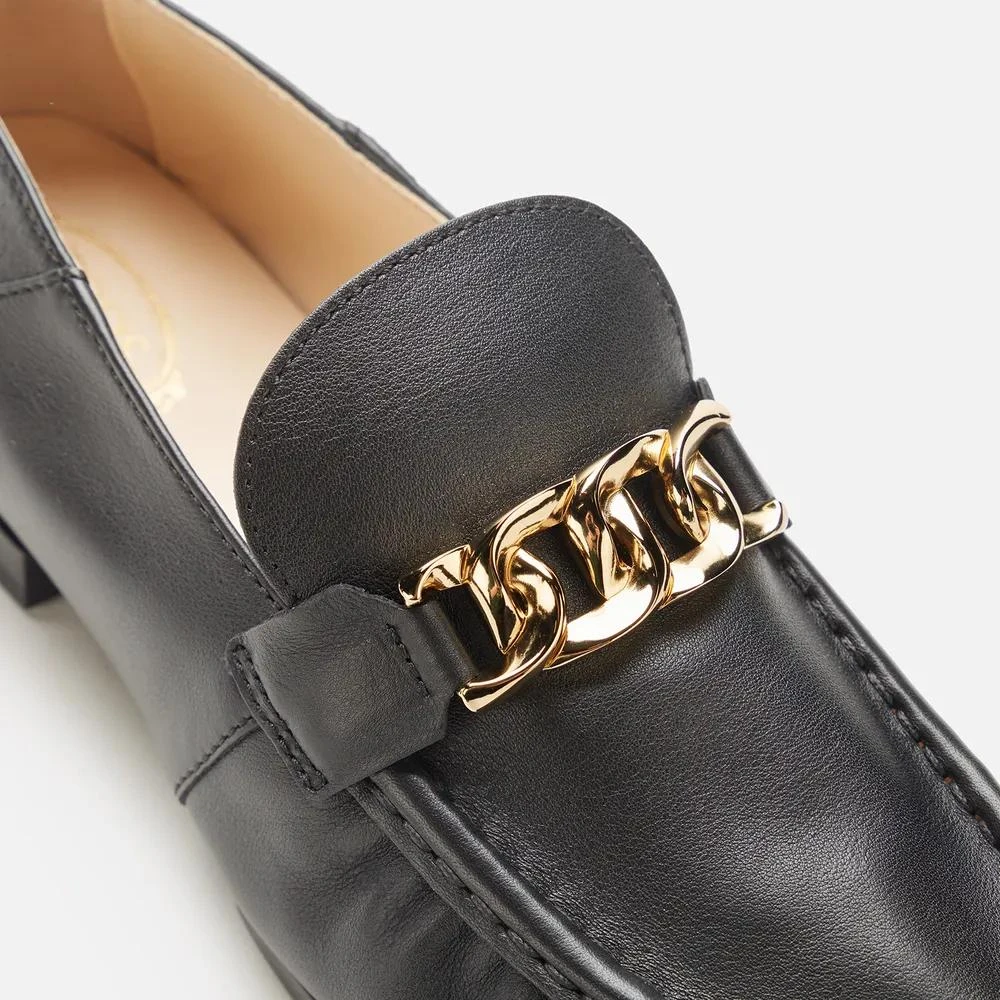 商品Tod's|Tod's Women's Chain Detail Leather Loafers,价格¥2386,第4张图片详细描述