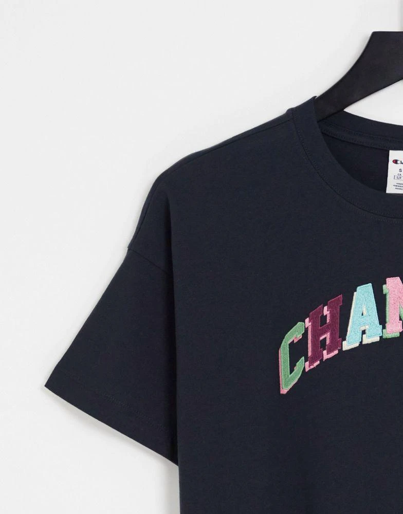 商品CHAMPION|Champion boxy t-shirt with logo in black,价格¥286,第4张图片详细描述