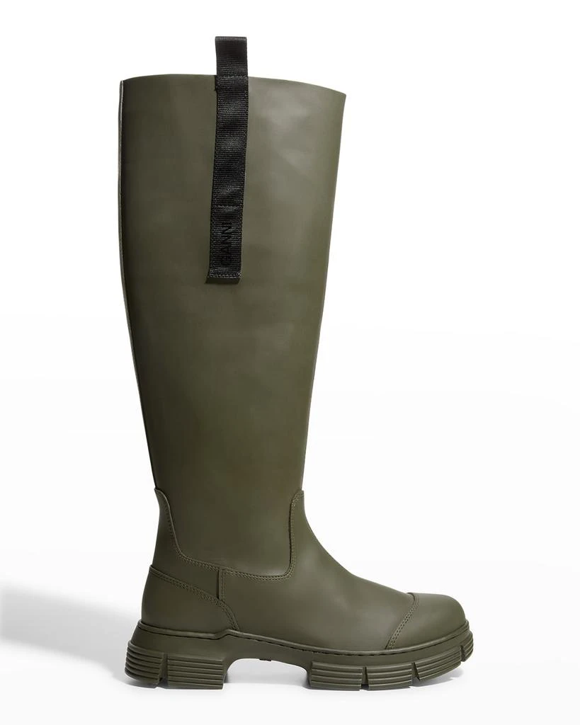 商品Ganni|Country Recycled Tall Moto Boots,价格¥551,第1张图片