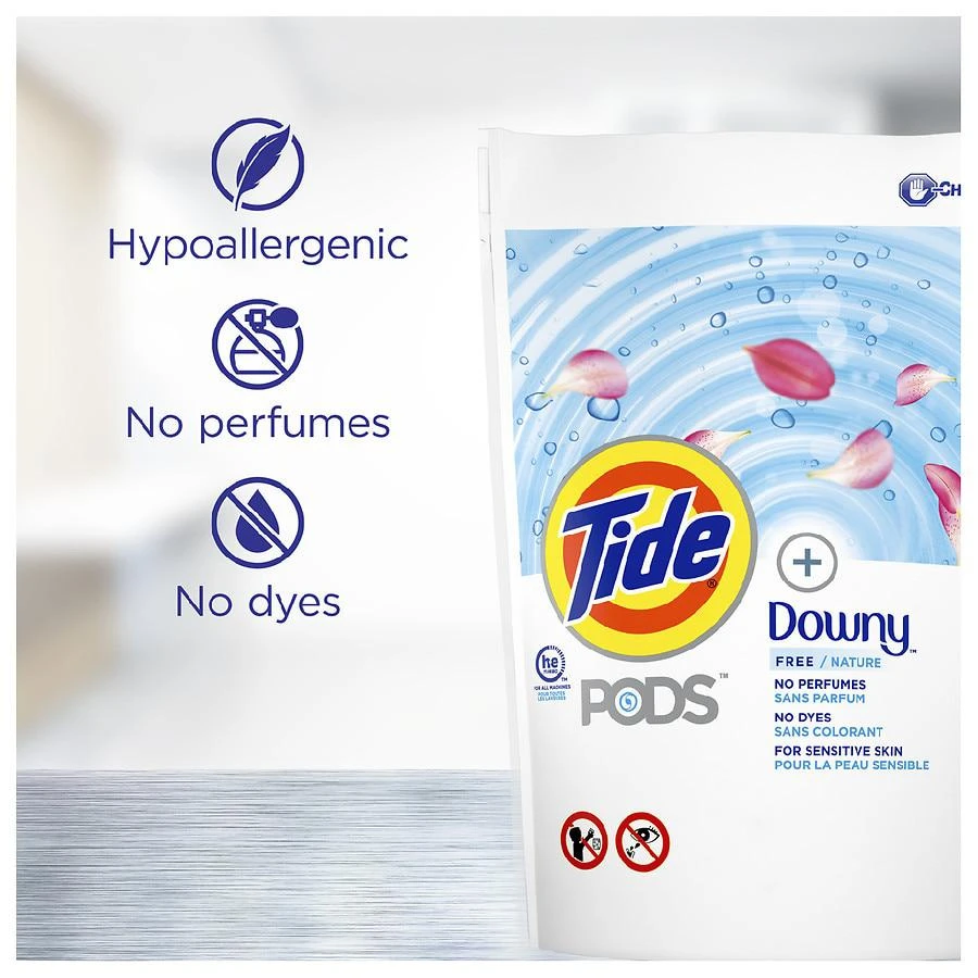 PODS +Downy Free Liquid Laundry Detergent Pacs 商品