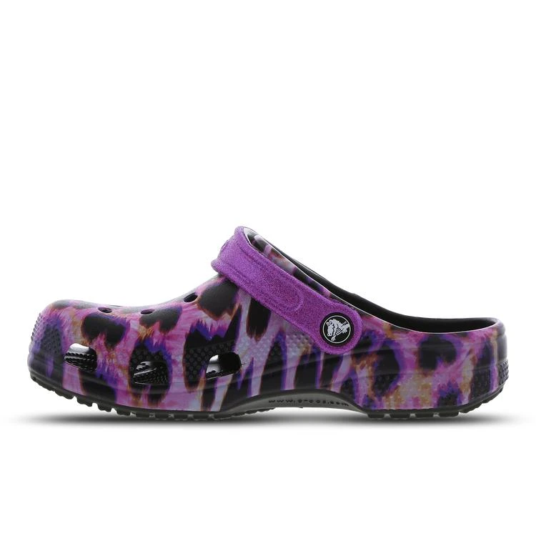 商品Crocs|Crocs Clog Leopard - Grade School Shoes,价格¥332,第4张图片详细描述