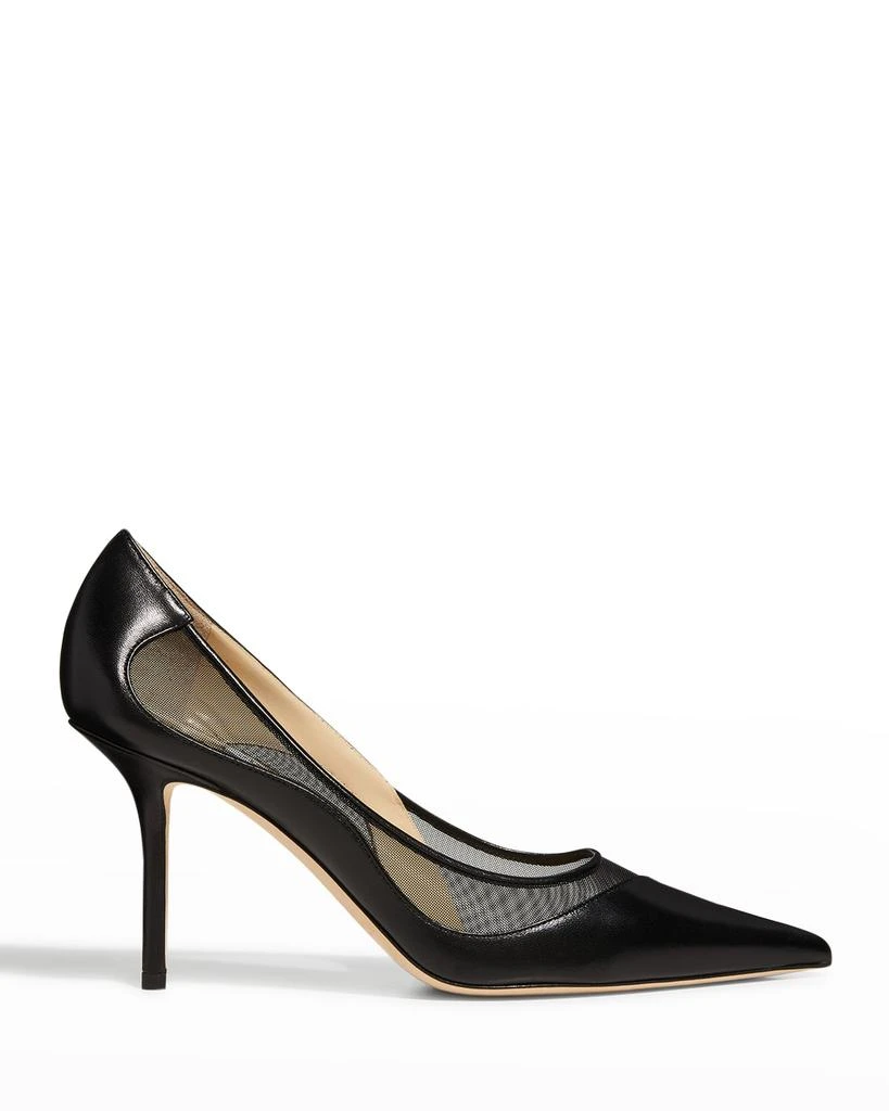 商品Jimmy Choo|Love Leather Mesh Pumps,价格¥3124,第1张图片