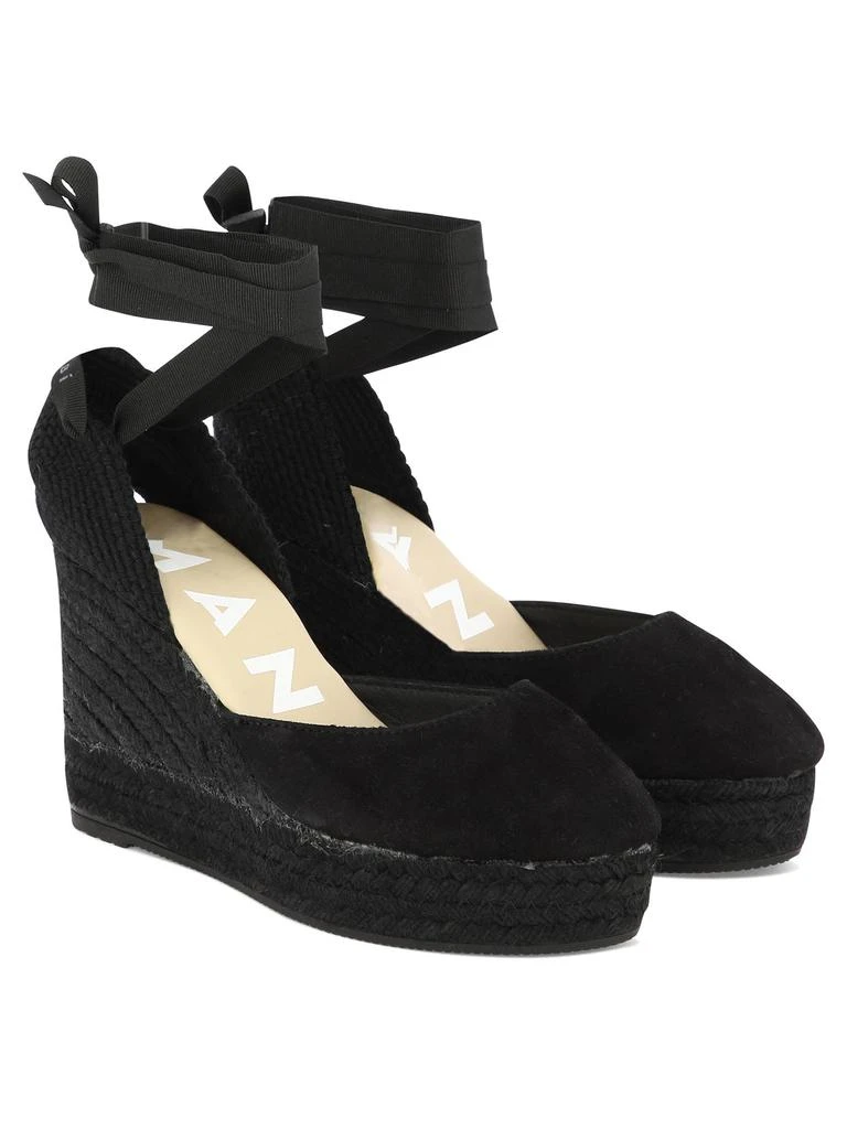 商品MANEBÍ|Hamptons Wedge Espadrilles Black,价格¥592,第2张图片详细描述