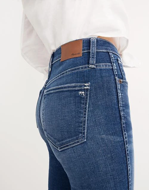 商品Madewell|Slim Straight Jeans: Raw-Hem Edition,价格¥476,第3张图片详细描述