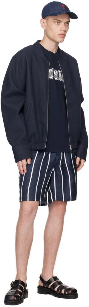 商品AMI|Navy Striped Shorts,价格¥3688,第4张图片详细描述