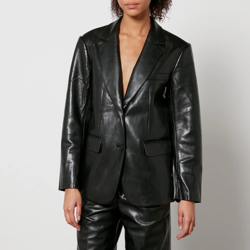 商品ANINE BING|Classic Faux and Recycled Leather Blazer,价格¥1818,第1张图片