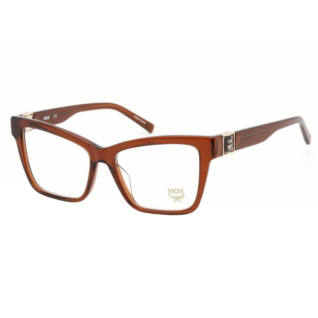 商品MCM|MCM Women's Eyeglasses - Brown Cat Eye Acetate Full-Rim Frame Clear Lens | MCM2719 210,价格¥395,第1张图片