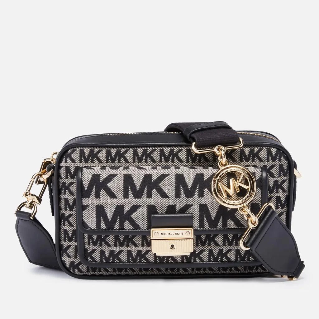 商品Michael Kors|MICHAEL Michael Kors Women's Bradshaw Medium Camera Crossbody Bag - Black,价格¥1293,第1张图片