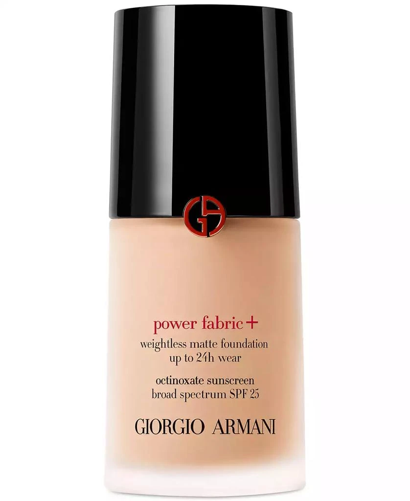 商品Giorgio Armani|Power Fabric + Liquid  Foundation with SPF 25,价格¥548,第1张图片