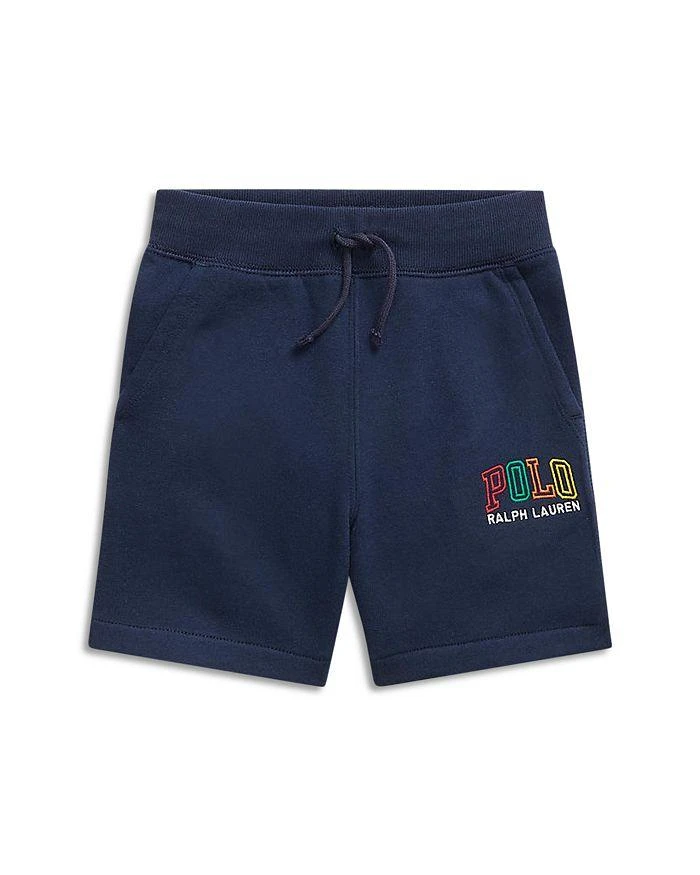 商品Ralph Lauren|Boys' Logo Fleece Shorts - Little Kid,价格¥221,第1张图片